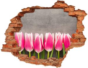 Samolepiaca nálepka Ružové tulipány nd-c-102142486