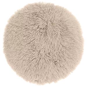 Okrúhly dekoračný vankúšik MATS 40 cm, svetlo sivý