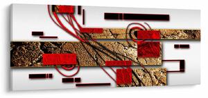 Obraz abstrakcie (120x50 cm)