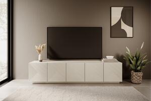 TV stolík Asha 200 cm na sokli - kašmírová