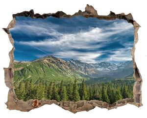 Díra 3D ve zdi nálepka Jeseň v tatrách nd-k-183021390