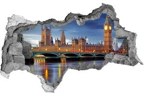 Fototapeta diera na stenu 3D Thames london nd-b-62913588
