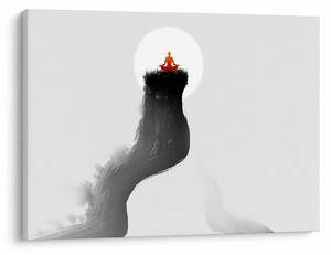 Obraz - Meditácia na vrchole (70x50 cm)