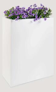 Eshop-kvetinace.sk Interiérový kvetináč ELEMENTO, materiál MDF, šírka 60 cm, biely