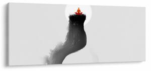 Obraz - Meditácia na vrchole (120x50 cm)