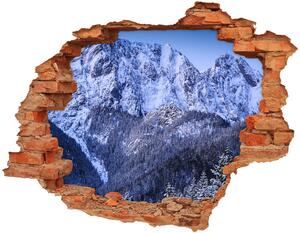 Samolepiaca diera múr 3D Tatra mountains giewont