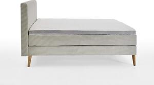 MUZZA Boxspring posteľ elina 180 x 200 cm menčester béžová