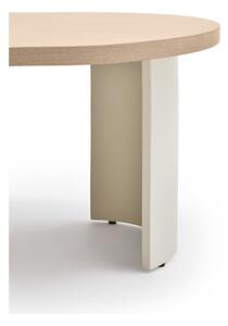 Biely konferenčný stolík v dekore jaseňa 120x50 cm Nori - Teulat