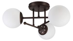 Prisadený luster MALENA 3xE14/5W/230V hnedá/biela