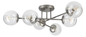 Prisadený luster MALENA 6xE14/5W/230V matný chróm/číre