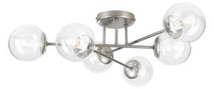 Prisadený luster MALENA 6xE14/5W/230V matný chróm/číre