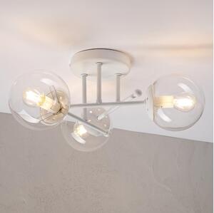 Prisadený luster MALENA 3xE14/5W/230V biela/číra