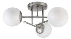Prisadený luster MALENA 3xE14/5W/230V matný chróm/biela