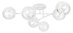 Prisadený luster MALENA 6xE14/5W/230V biely/číry