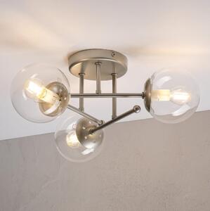 Prisadený luster MALENA 3xE14/5W/230V matný chróm/číre