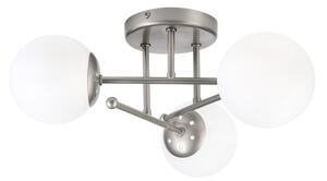 Prisadený luster MALENA 3xE14/5W/230V matný chróm/biela