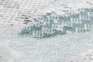 Dywany Łuszczów Kusový koberec Core A004 Frame ivory/grey and blue - 120x170 cm