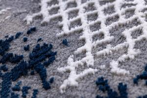 Dywany Łuszczów Kusový koberec Core A004 Frame blue/grey - 80x150 cm