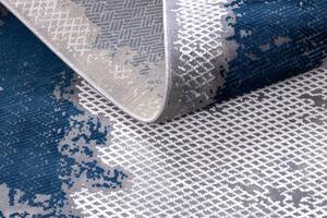 Dywany Łuszczów Kusový koberec Core A004 Frame blue/grey - 80x150 cm