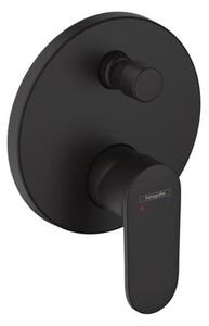 Sprchová a vaňová batéria Hansgrohe Vernis Blend bez podomietkového telesa čierny mat 71466670