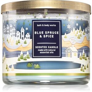Bath & Body Works Blue Spruce & Spice vonná sviečka 411 g