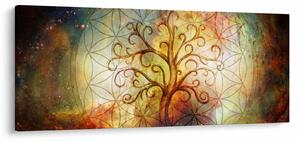 Abstraktný obraz stromu (120x50 cm)