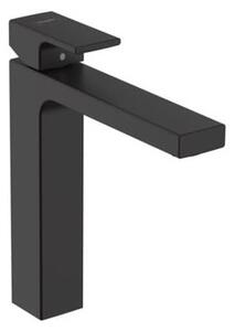 Vysoká umývadlová batéria Hansgrohe Vernis Shape bez výpuste čierny mat 71591670