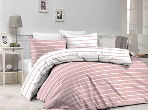 XPOSE® Bavlnené obliečky KAMALA DUO na dve postele - ružové