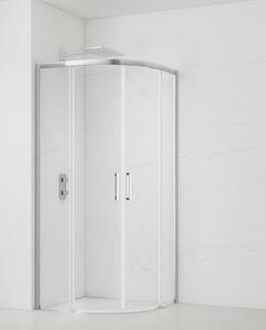 Sprchový kút čtvrtkruh 80x80 cm SAT TEX BB SATTEXSBB80CRT