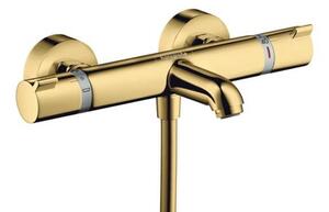 Vaňová batéria Hansgrohe Ecostat bez sprchového setu 150 mm leštěný vzhled zlata 13114990