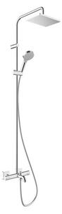 Sprchový systém Hansgrohe Vernis Shape na stenu s termostatickou batériou chróm 26098000