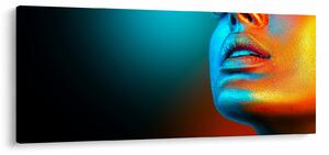 Obraz - Trblietavá tvár (120x50 cm)