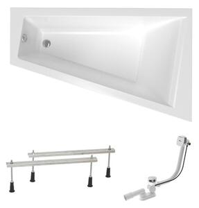 Asymetrická vaňa Laguna Idea Plus 160x100 cm akrylát pravá SIKOID1600PAPN