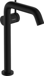 Vysoká umývadlová batéria Hansgrohe Tecturis S s clic-clac matná čierna 73370670