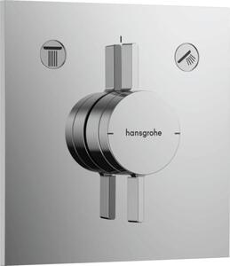 Sprchová a vaňová batéria Hansgrohe DuoTurn E bez podomietkového telesa chróm 75417000