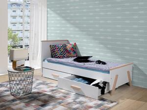 KORA laminátová nábytková doska detská posteľ s úložným priestorom na posteľnú bielizeň180x80cm