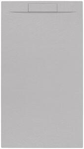 Sprchová vanička obdĺžniková SAT Fusion 120x80 cm liaty mramor gris perla SATFU12080GRP