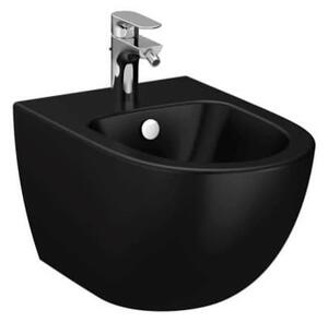 Bidet VitrA Shift závesný čierny, vnútorný prívod RN020BL