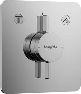 Sprchová a vaňová batéria Hansgrohe DuoTurn Q bez podomietkového telesa chróm 75414000