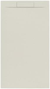 Sprchová vanička obdĺžniková SAT Fusion 100x80 cm liaty mramor beige SATFU10080BE
