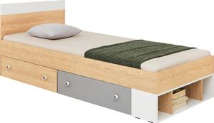 PIXEL detská posteľ s úložným priestorom na posteľnú bielizeňPX14-200X90