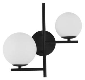 Interiérové elegantné nástenné svietidlo 25W čierna