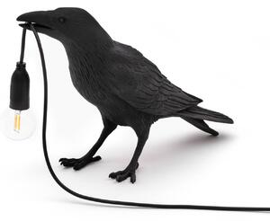 Stolová LED lampa Bird Lamp, čakajúca, čierna