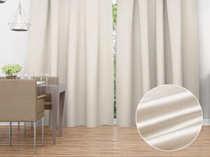 Biante Saténový záves LUX-032 Krémový 140x150 cm