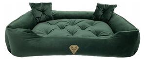 Pelech pre psa SUPPLIES VELVET Veľkosť M 70x60 - zelený