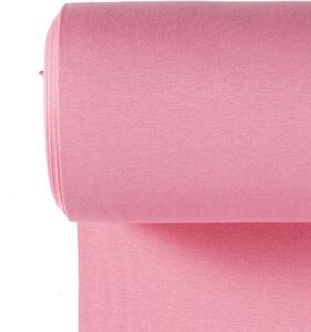 Metráž Patent Jogging 1x1 úzky - Ružová pink