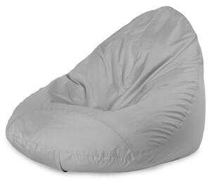 Sedací vak DROP XXL strieborný OUTDOOR