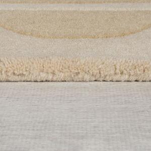 Flair Rugs koberce Ručne všívaný kusový koberec Lois Scallop Natural - 120x170 cm