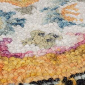 Flair Rugs koberce Kusový koberec Wool Loop Dahlia Yellow/Multi - 160x230 cm