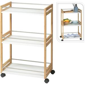 HOMESTYLING Servírovací vozík bambus KO-784400100